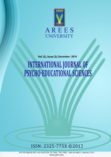 					View Vol. 3 No. 3 (2014): International Journal of Psycho-Educational Sciences
				