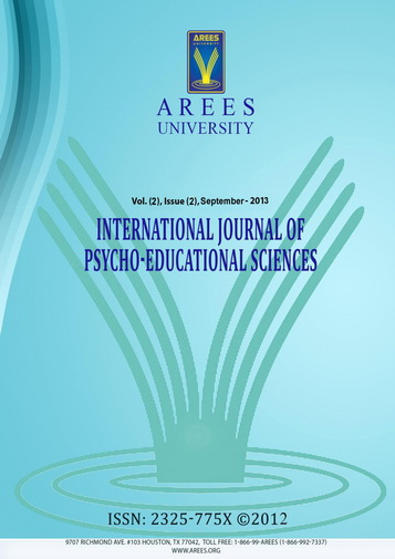 					View Vol. 2 No. 2 (2013): International Journal of Psycho-Educational Sciences
				