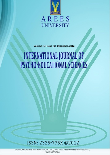 					View Vol. 1 No. 1 (2012): International Journal of Psycho-Educational Sciences
				