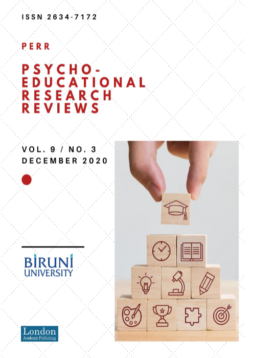 					View Vol. 9 No. 3 (2020): Psycho-Educational Research Reviews
				