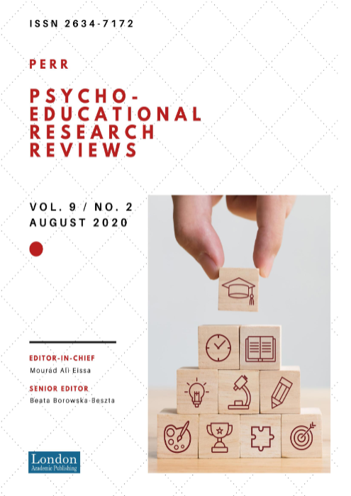 					View Vol. 9 No. 2 (2020): Psycho-Educational Research Reviews
				